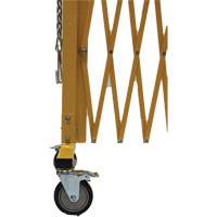 Expandable Barrier, 84" H x 20' L, Yellow Groupe Generik