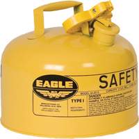 Safety Can for Diesel, Type I, Galvanized Steel, 2.5 US gal., Yellow, FM Approved/UL/ULC Listed Groupe Generik