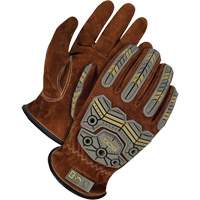 Gants de conducteur classiques r&eacute;versibles &agrave; grain, T-petit, Paume en Cuir fleur de porc Groupe Generik