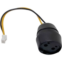 Connecteur de prise pour panneau &agrave; deux broches pour &eacute;couteurs Molex Groupe Generik