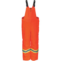 Combinaison robuste trilob&eacute;e ignifug&eacute;e anti-d&eacute;chirure de 300D Journeyman, Polyester, Petit, Orange haute visibilit&eacute; Groupe Generik