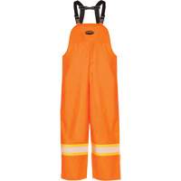 R805 Hurricane Bib Pants, Small, High Visibility Orange Groupe Generik
