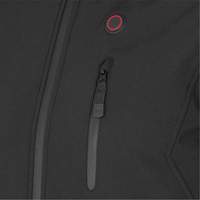 Heated Soft-Shell Jacket, Men's, Small, Black Groupe Generik