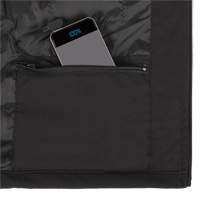 Heated Soft-Shell Jacket, Men's, Small, Black Groupe Generik
