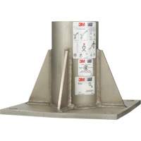 Base de m&acirc;t de potence haute capacit&eacute; en acier inoxydable &agrave; fixation au sol pour espace clos DBI-SALA Groupe Generik