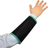 Kut Gard&reg; 2-Ply Cane Mesh Sleeve, Nylon, 9", ASTM ANSI Level A4, Black Groupe Generik