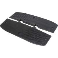 Speed Hump End Caps, Rubber, 2' L x 16" W x 1-1/4" H Groupe Generik