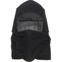 Pioneer 766A Flame-Resistant Quilted Hard Hat Liner with Detachable Mouthpiece, Black/Grey, Cotton/FR-Tech&reg;/Modacrylic/Nylon Groupe Generik