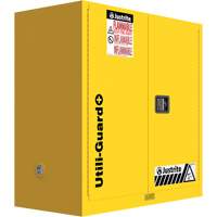 Armoire de s&eacute;curit&eacute; pour produits inflammables Utili-Guard+, 30 gal., 1 Porte(s), 43" La x 44" h x 22" p Groupe Generik