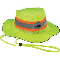 Chapeau de soleil de garde forestier GloWear 8935, petit/moyen, Jaune lime haute visibilit&eacute;, Polyester Groupe Generik