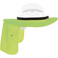 Visi&egrave;re universelle avec protection de la nuque pour casque de s&eacute;curit&eacute; Chill-Its 6661, Lime haute visibilit&eacute; Groupe Generik