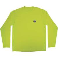 Chemise de refroidissement &agrave; manches longues avec protection solaire et UV Chill-Its 6689, Jaune lime haute visibilit&eacute;, Petit Groupe Generik