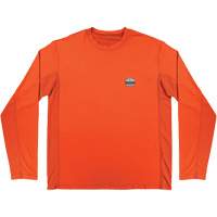 Chemise de refroidissement &agrave; manches longues avec protection solaire et UV Chill-Its 6689, Orange, Petit Groupe Generik