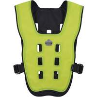 Veste de refroidissement &eacute;vaporatif Chill-Its 6685 avec fermeture &agrave; glissi&egrave;re, T-petit, Jaune lime haute visibilit&eacute; Groupe Generik
