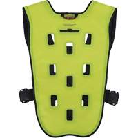 Veste de refroidissement &eacute;vaporatif Chill-Its 6685 avec fermeture &agrave; glissi&egrave;re, T-petit, Jaune lime haute visibilit&eacute; Groupe Generik