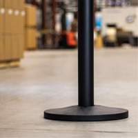 Industrial Stanchion Kit with Plastic Chain, 37" High, Red Groupe Generik