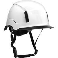 Bordure &eacute;troite compl&egrave;te &agrave; agrafe pour casque d'alpiniste RZRBack, blanc Groupe Generik