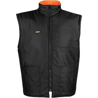Manteau haute visibilit&eacute; 7-en-1, Polyester, Orange haute visibilit&eacute;, T-petit Groupe Generik
