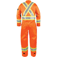 High-Visibility Fire-Resistant Coveralls, Size Small, Orange Groupe Generik