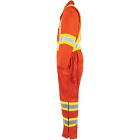 Combinaison non doubl&eacute;e haute visibilit&eacute;, Petit, Orange haute visibilit&eacute; Groupe Generik