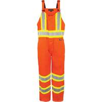 Salopette non doubl&eacute;e haute visibilit&eacute;, T-petit, Orange haute visibilit&eacute; Groupe Generik