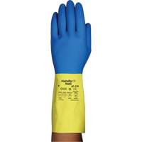 Alphatec&reg; 87-224 Chemical-Resistant Gloves, Size 10, 12.8" L, Neoprene/Rubber Latex, Cotton/Flock-Lined Inner Lining, 26.8-mil Groupe Generik
