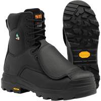 Vulcan Work Boots with External Metguard, Leather, Size 5, Impermeable Groupe Generik
