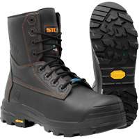 Metpro Flex Work Boots with Metguard, Leather, Size 4, Impermeable Groupe Generik
