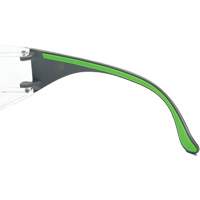 Lunettes de s&eacute;curit&eacute; gris/vert Adapt Lite, Lentille Transparent, Antibu&eacute;e/Anti-&eacute;gratignures, ANSI Z87+/R&eacute;pond ou surpasse la norme CSA Z94.3 Groupe Generik