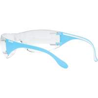Lunettes de s&eacute;curit&eacute; bleu/blanc Adapt Lite, Lentille Transparent, Antibu&eacute;e/Anti-&eacute;gratignures, ANSI Z87+/R&eacute;pond ou surpasse la norme CSA Z94.3 Groupe Generik