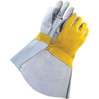 Lined Welder with 5" Cuff, Split Cowhide, Size One Size Groupe Generik