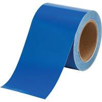 Pipe Marker Tape, 90', Blue Groupe Generik