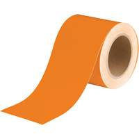 Pipe Marker Tape, 90', Orange Groupe Generik