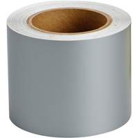 Pipe Marker Tape, 90', Grey Groupe Generik