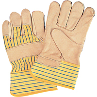 Gants d'ajusteur &agrave; paume s&egrave;che d'usage standard, Moyen, Paume en Cuir fleur de vache, Doublure en Coton Groupe Generik