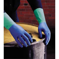 Gants Protector, Taille 6/Petit/6,5, 13" lo, Nitrile/Latex de caoutchouc, Doublure en Ouat&eacute;e, 28 mils Groupe Generik