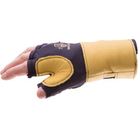 Gants de protection sup&eacute;rieure contre les impacts & les microtraumarismes r&eacute;p&eacute;t&eacute;s, main droite, Taille T-petit, Paume Cuir fleur Groupe Generik