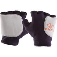 Gants de protection sans doigts paume/c&ocirc;t&eacute;, droit, T-petit, Paume en Su&egrave;de, Poignet &agrave; enfiler Groupe Generik