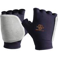 Enveloppe protectrice pour gant droit contre les impacts lat&eacute;raux et de la paume, T-petit, Paume en Cuir fleur, Poignet &agrave; enfiler Groupe Generik