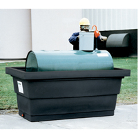 Unit&eacute; de confinement Poly-Tank 275 avec drain, 82,3" lo x 45" la x 35,3" h, 275 gal. US Capacit&eacute; Groupe Generik