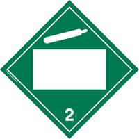 Plaque-&eacute;tiquette TMD gaz non toxique, Plastique Groupe Generik
