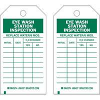 &eacute;tiquettes de rapport d'inspection, Polyester, 4" la x 7" h, Anglais Groupe Generik