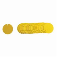 Blank Round Valve Tags, Aluminum, 1.5" dia Groupe Generik