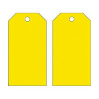 Blank Accident Prevention Tags, Metal, 3" W x 5-3/4" H Groupe Generik