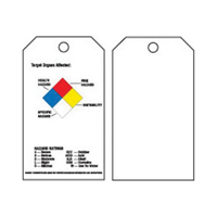 &eacute;tiquettes du droit &agrave; l'information, Polyester, 3" la x 5-3/4" h, Anglais Groupe Generik
