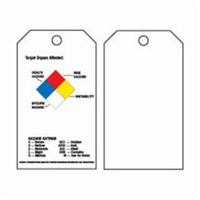 &eacute;tiquettes auto-plastifiantes du droit &agrave; l'information, Polyester, 3" la x 5-3/4" h, Anglais Groupe Generik