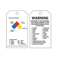 &eacute;tiquettes auto-plastifiantes du droit &agrave; l'information, Polyester, 3" la x 5-3/4" h, Anglais Groupe Generik