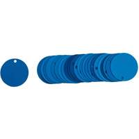 Blank Round Valve Tags, Aluminum, 2" dia Groupe Generik