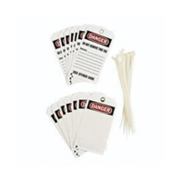 &eacute;tiquettes auto-plastifiantes pour la pr&eacute;vention des accidents, Polyester, 3" la x 5-3/4" h, Anglais Groupe Generik