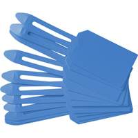 &eacute;tiquettes de cadenassage vierges en plastique, Plastique, 3-1/4" la x 5-4/5" h, Vierge Groupe Generik